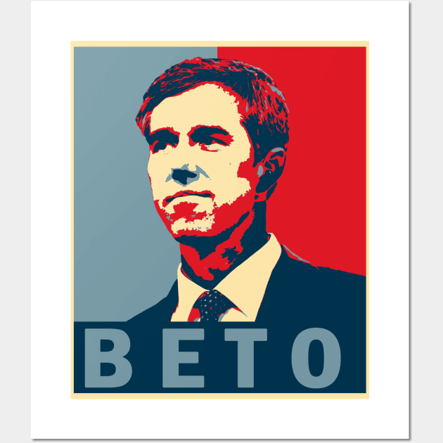 Beto O'Rourke Wall Art by valentinahramov